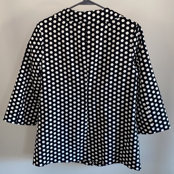 Rafaella black white polka dot jacket blazer - Picture 7 of 7
